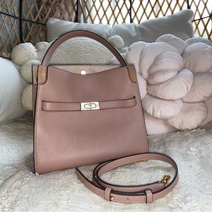 Tory Burch Small Lee Radziwill Double in Mallow